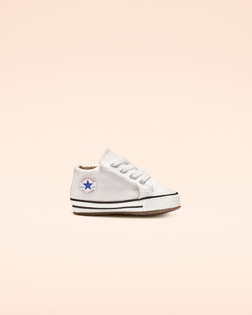 Tenis Converse Chuck Taylor All Star Cribster Easy-On Cano Alto Menina Branco Bege Branco | PT N05T981